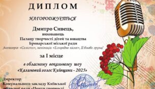 1 місце Сивець Дмитро